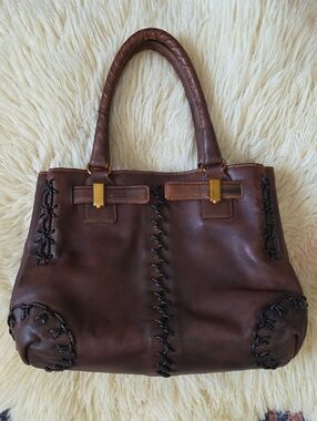Bottega Veneta Brown Leather Tote